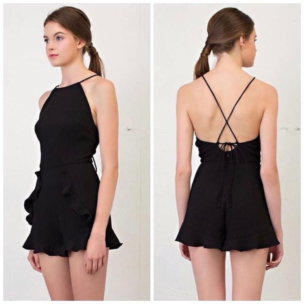 After Market Black Romper